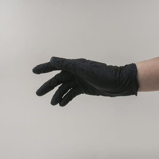 Par de guantes de nitrilo