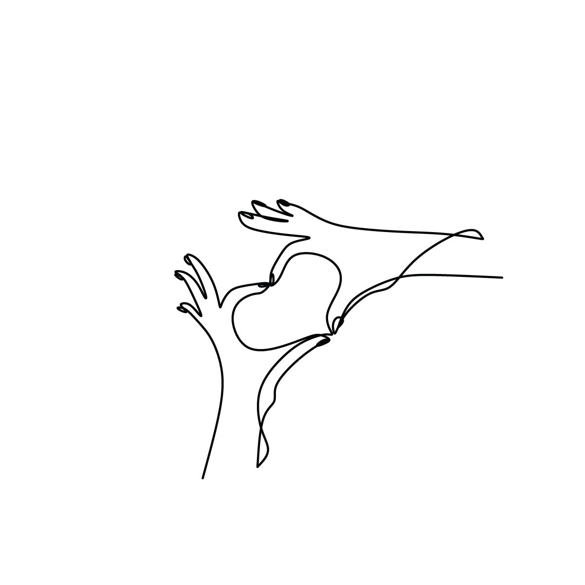 Love sign hands