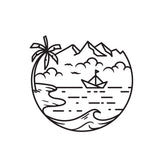 Boat ride temporary tattoo