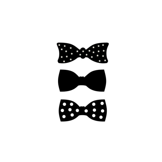 Bowtie temporary tattoo