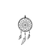 Dream catcher temporary tattoo