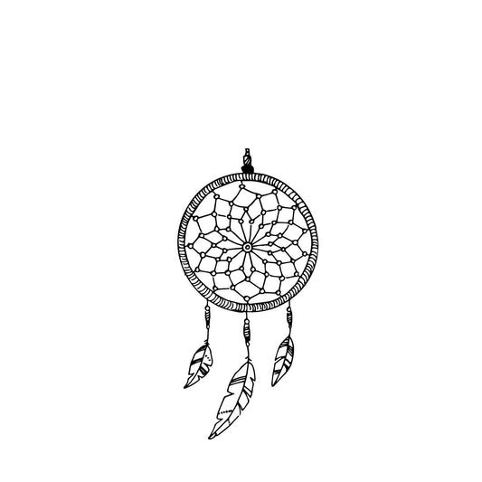 Dream catcher temporary tattoo