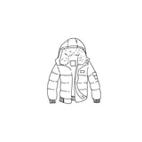 Feeling furry jacket temporary tattoo