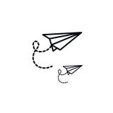 Flying high kites temporary tattoo