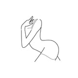 Follow me - body temporary tattoo