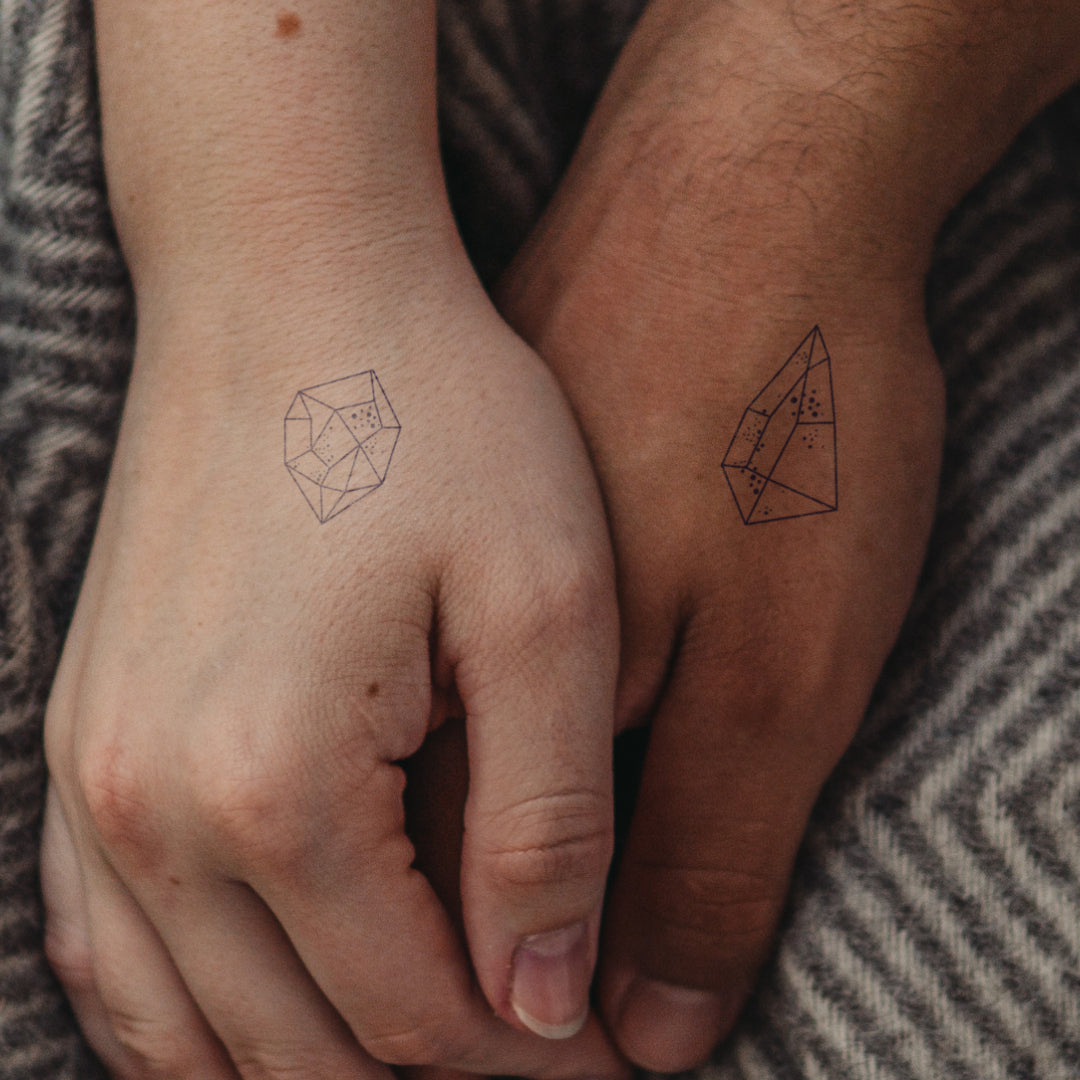 HUE diamonds temporary tattoo