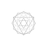 Mandala temporary tattoo