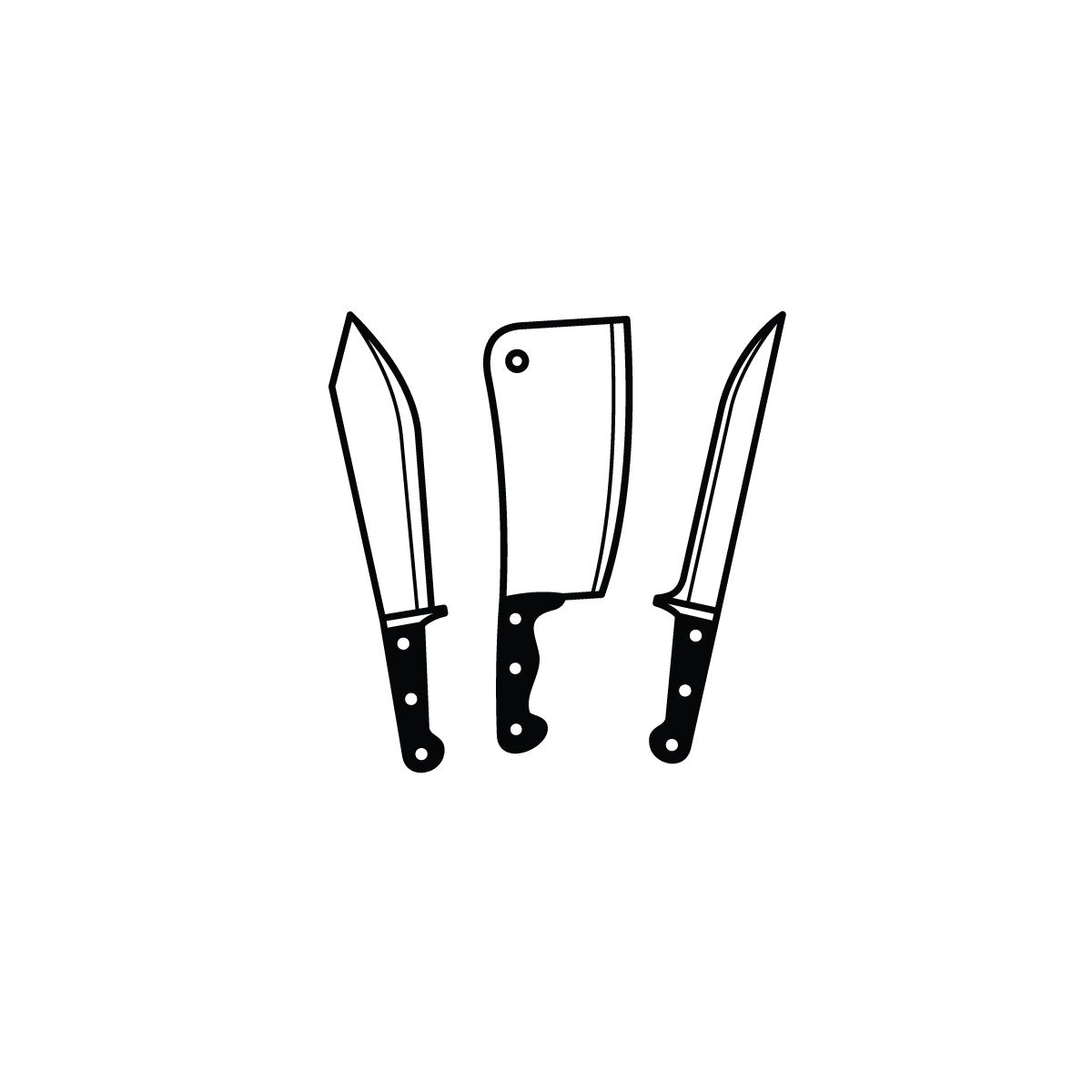 Knives temporary tattoo