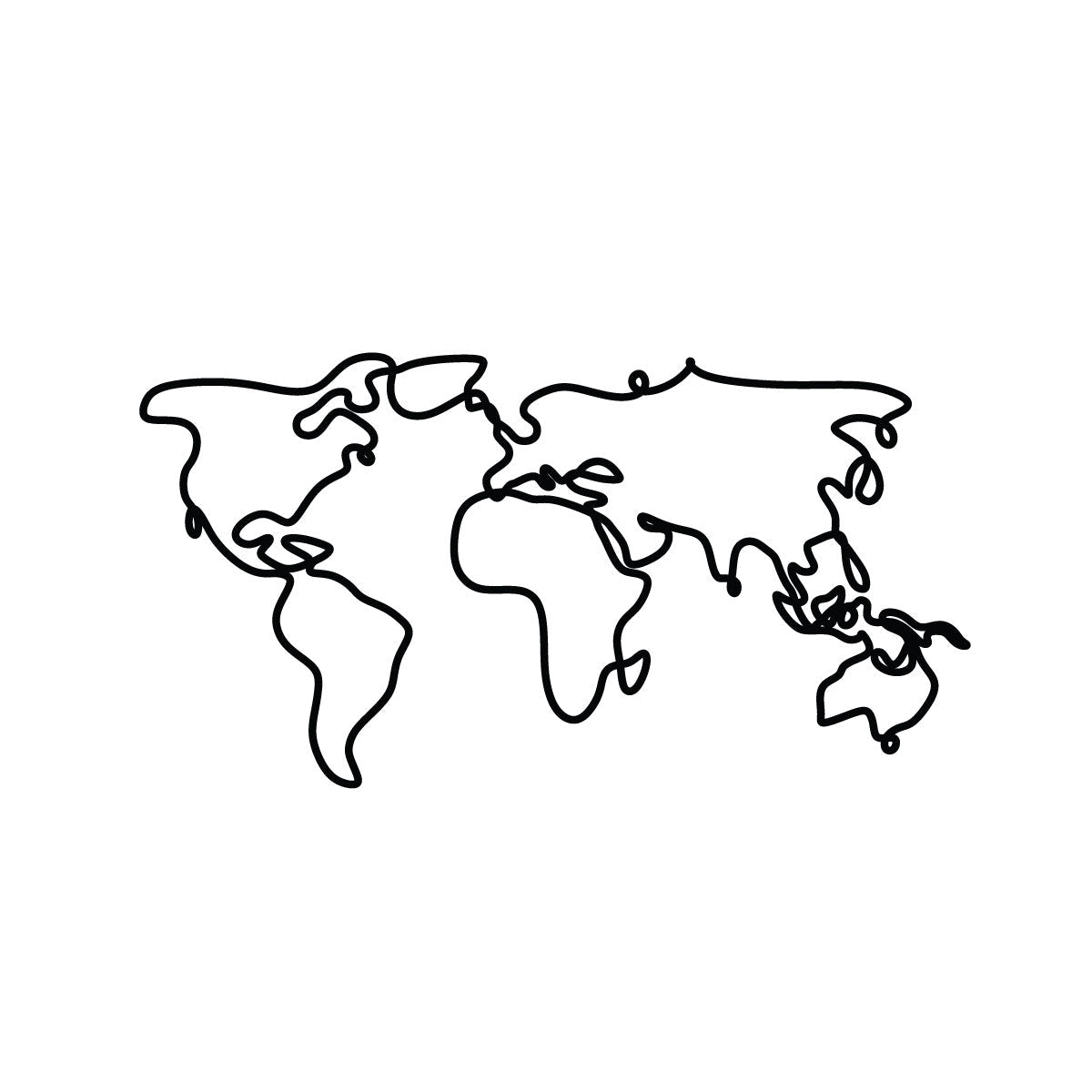 Carte du monde en ligne