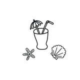 Margarita temporary tattoo