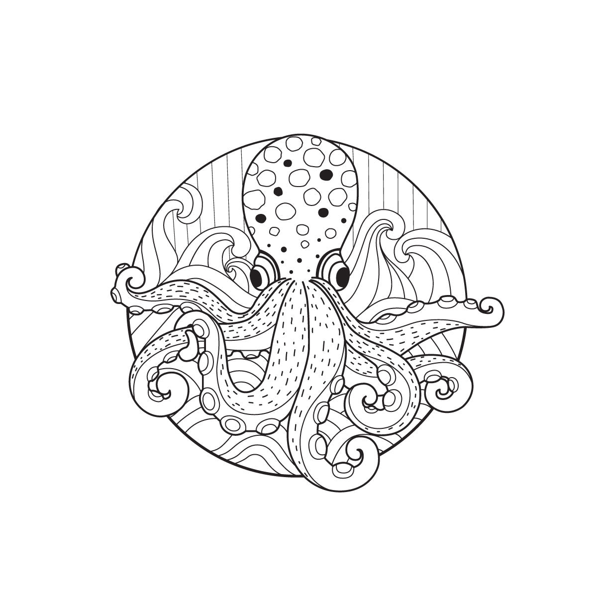 Octopus temporary tattoo