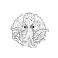 Octopus temporary tattoo