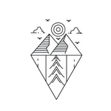 Reflections temporary tattoo