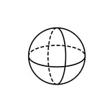 Sphere temporary tattoo