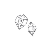 Diamonds temporary tattoo