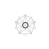 Star webs Mandala temporary tattoo