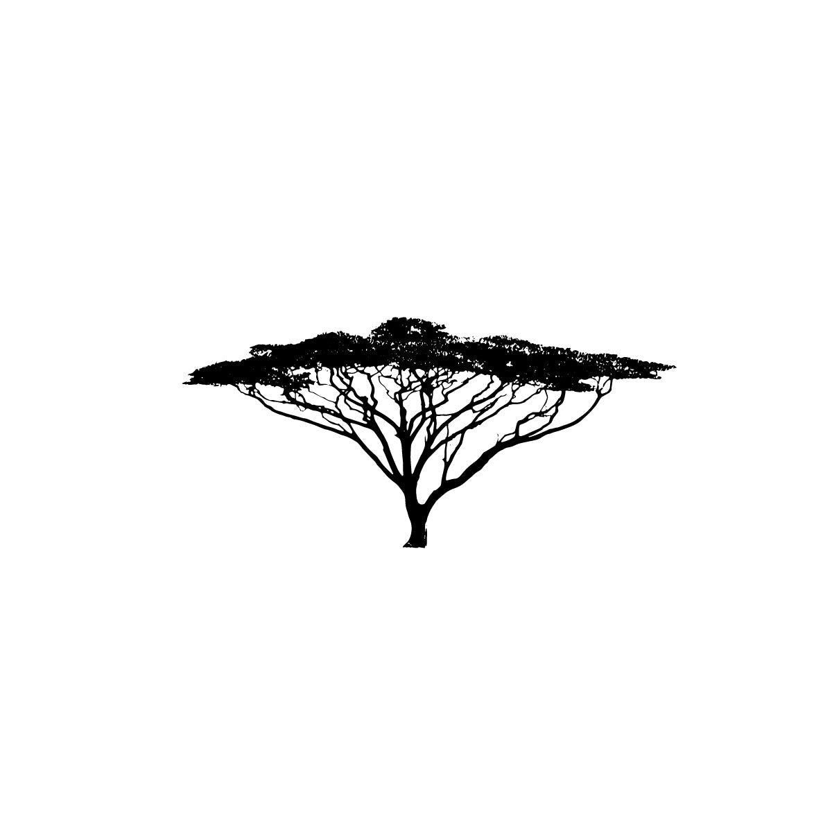 Tree brunches temporary tattoo