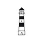 Light house temporary tattoo